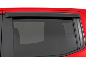 Chevrolet 1500 Side Window Deflectors - Rough Country - Tape On Rain Guard - '19-'25
